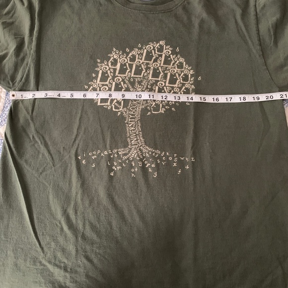 Men’s Large (Unisex) All Cotton, PreShrunk “University BookStore” Green T-shirt - Picture 5 of 7